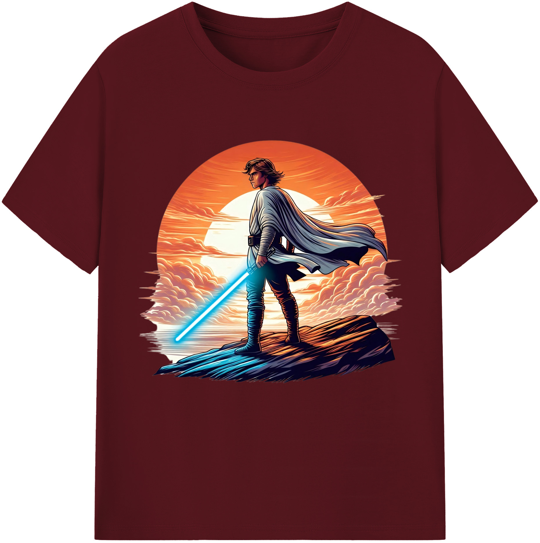 （画像用） スター・ウォーズ Star Wars 綿100％半袖Tシャツ（フロントプリント）